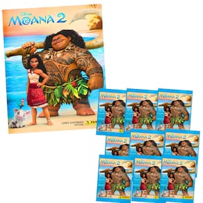 Kit Álbum Brochura + 10 Envelopes Disney Moana 2 Panini