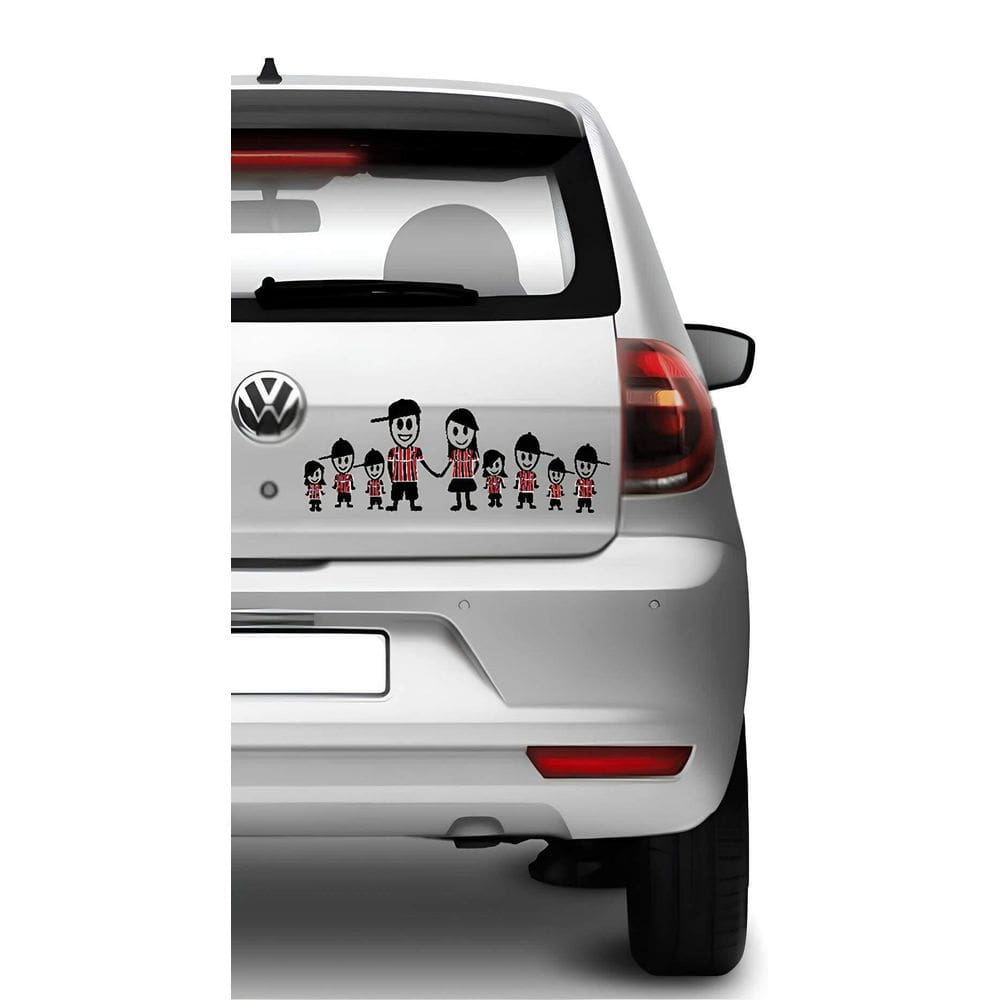 Adesivo De Carro Família Feliz São Paulino