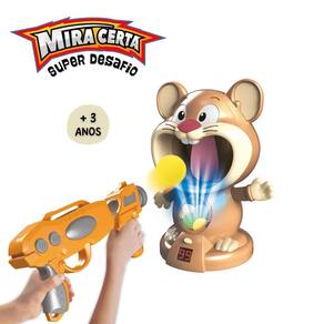 Mira Certa Ratinho Brinquedo Interativo Infantil C Som E Luz