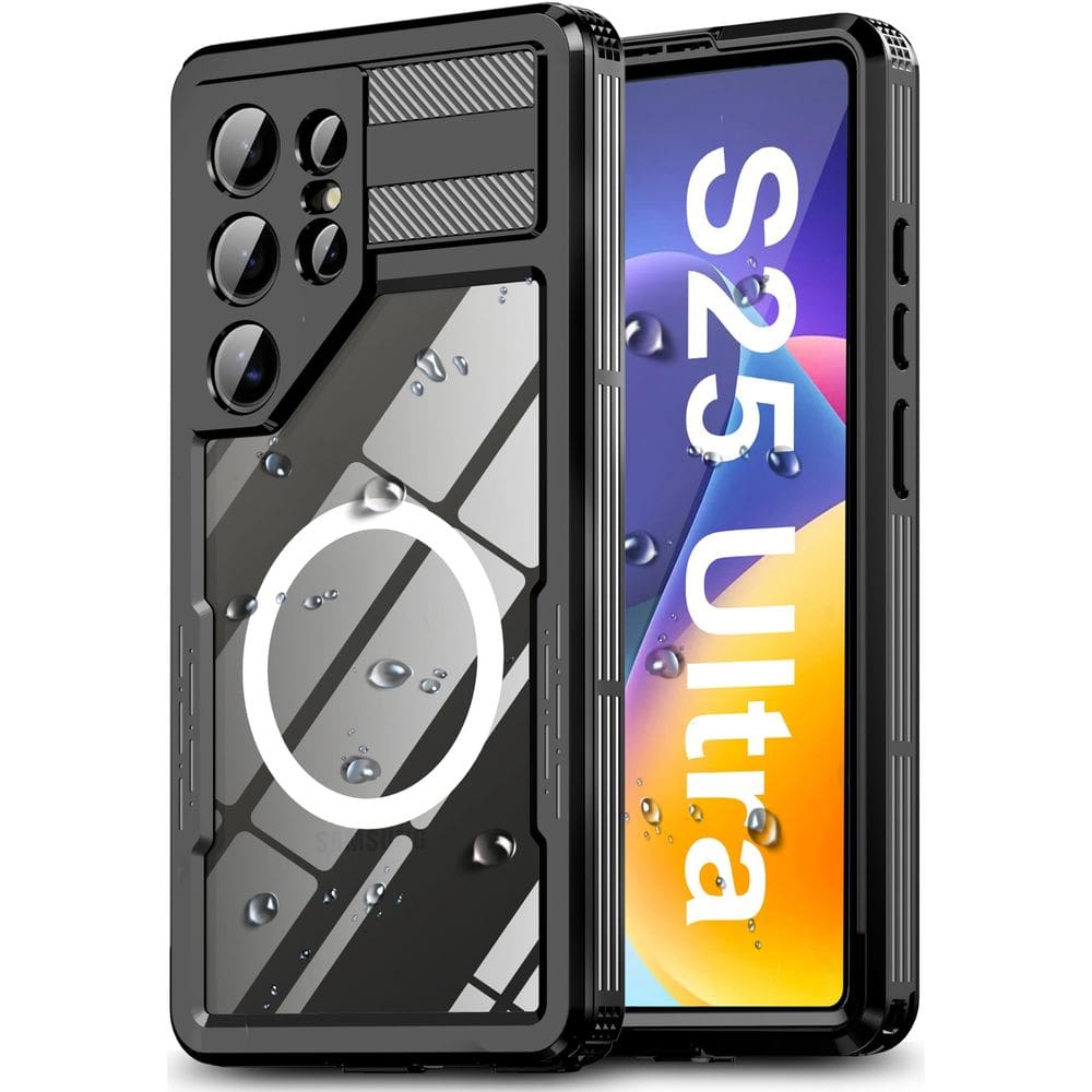 Capa Samsung Galaxy S25 Ultra Hollhunkhe IP68 impermeável preta