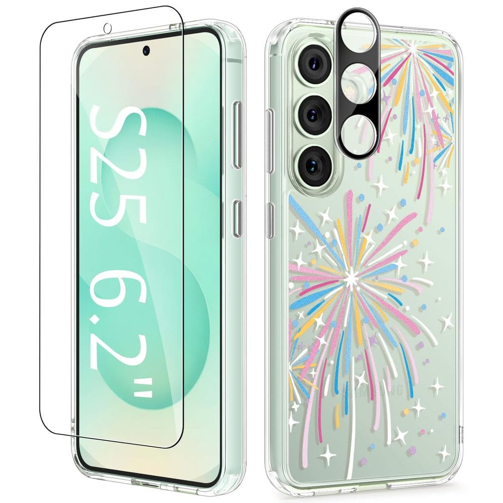 Capa de telefone GVIEWIN para Samsung Galaxy S25 com protetor de tela