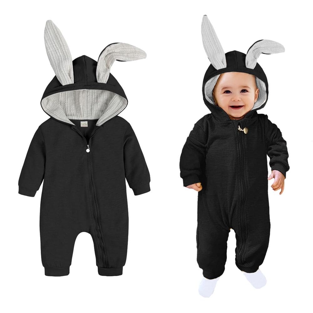 Fantasia AGQT Bunny para bebês e meninos, 1º macacão de Páscoa de 12 a 18 meses