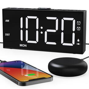 Despertador ROCAM Loud para pessoas que dormem muito com agitador de cama