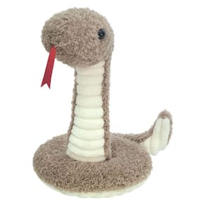 Brinquedo de pelúcia Doindute Brown Plush Snake 43 cm para crianças