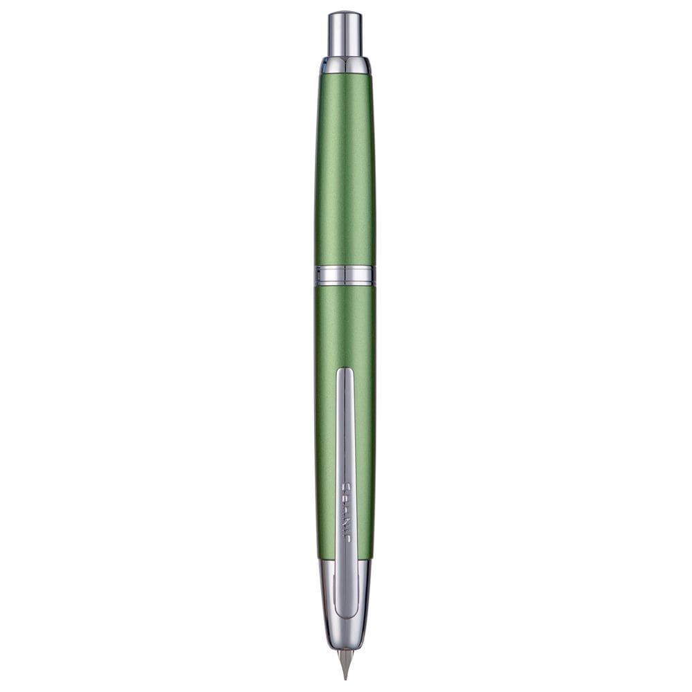 Caneta-tinteiro Jinhao 10 Press Sea Pine Green com caixa extra fina
