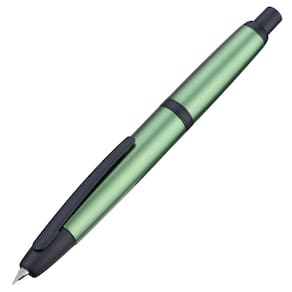 Caneta-tinteiro Jinhao 10, ponta fina verde pinho marinho sem tampa com caixa