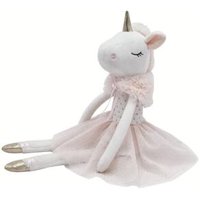 Boneca de bailarina de unicórnio Mike Fluffie de pelúcia 35 cm