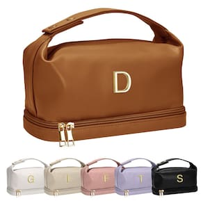 Bolsa de maquiagem Vogewood com monograma e alça Initial Women