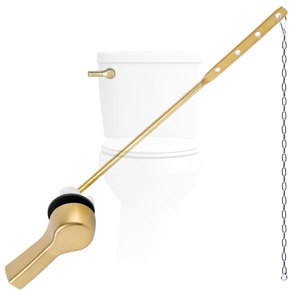 Suporte frontal de metal Hygie Rinse para substituição da alça do vaso sanitário