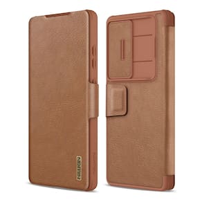 Capa tipo carteira Nillkin para Samsung Galaxy S25 Ultra com porta-cartões