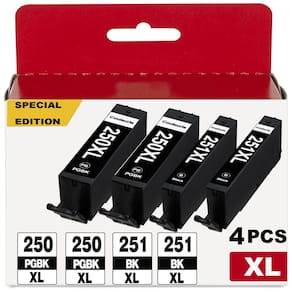 Cartucho de tinta de impressora Couleuris 250 251 XL para Canon PGI-250 CLI-251