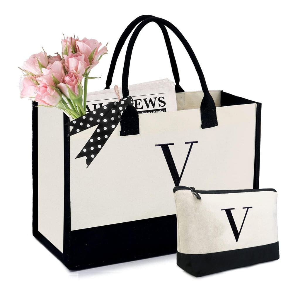 Sacola de lona inicial personalizada BeeGreen para mulheres