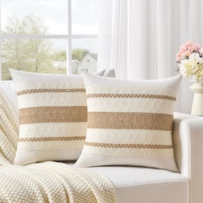 Capa de almofada Fancy Homi Boho Neutral 60x60cm, conjunto de 2