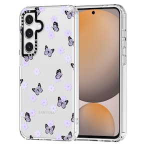 Capa de telefone MOSNOVO para Samsung Galaxy S24 FE Lilac Butterfly
