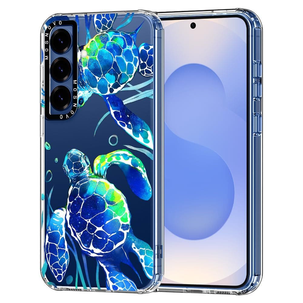 Capa de telefone MOSNOVO para Samsung Galaxy S25 Plus Sea Turtles