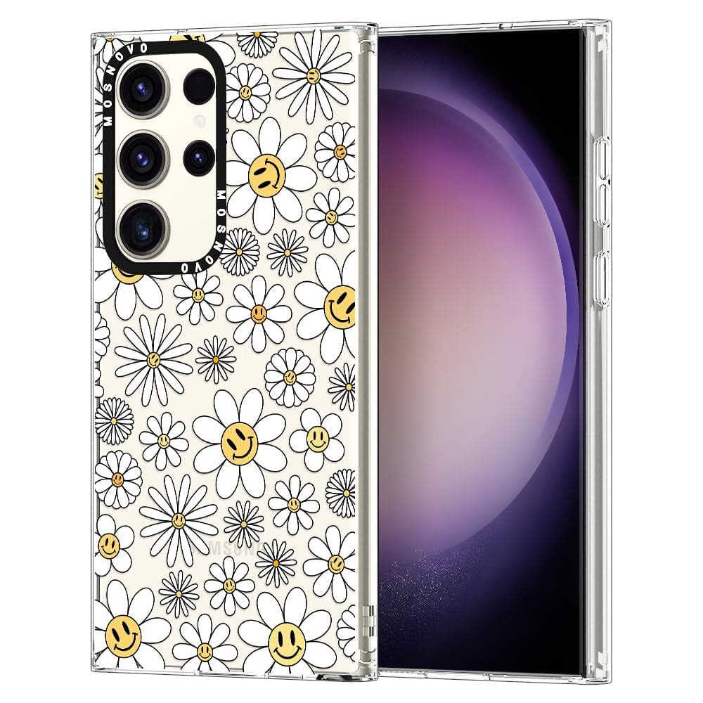 Capa de telefone MOSNOVO para Samsung Galaxy S23 Ultra Happy Daisy