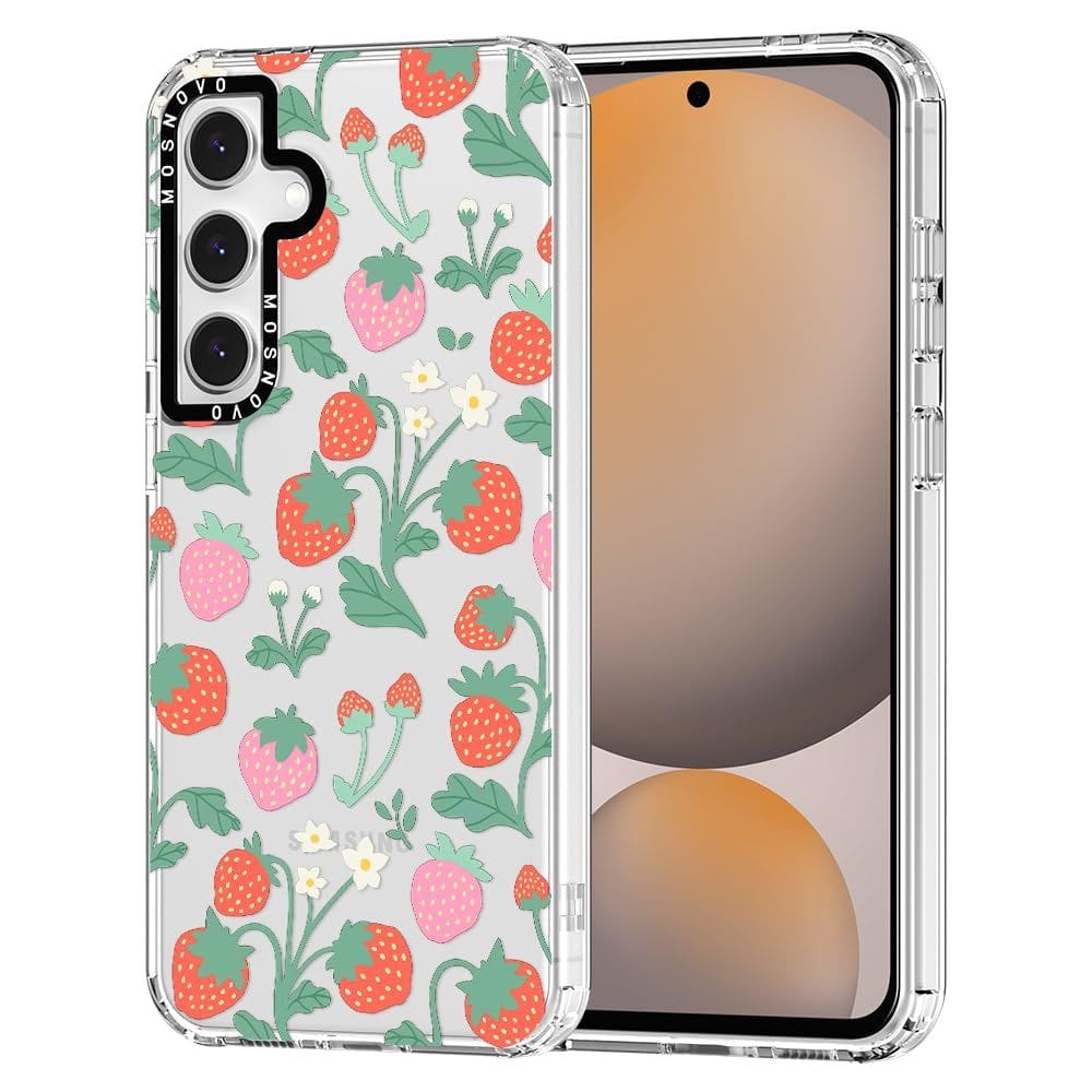 Capa de telefone MOSNOVO para Samsung Galaxy S24 FE Strawberry Garden