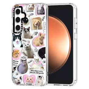 Capa de telefone MOSNOVO para Samsung Galaxy S23 FE Cat Brigade