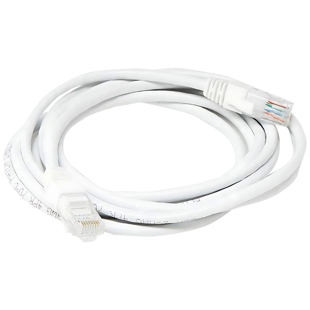 Cabo de Rede Cat.6, PC-ETH6U50, 5 Metros, Patch Cord, PlusCable - Branco
