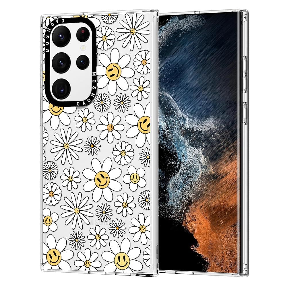 Capa de telefone MOSNOVO para Samsung Galaxy S22 Ultra Happy Daisy