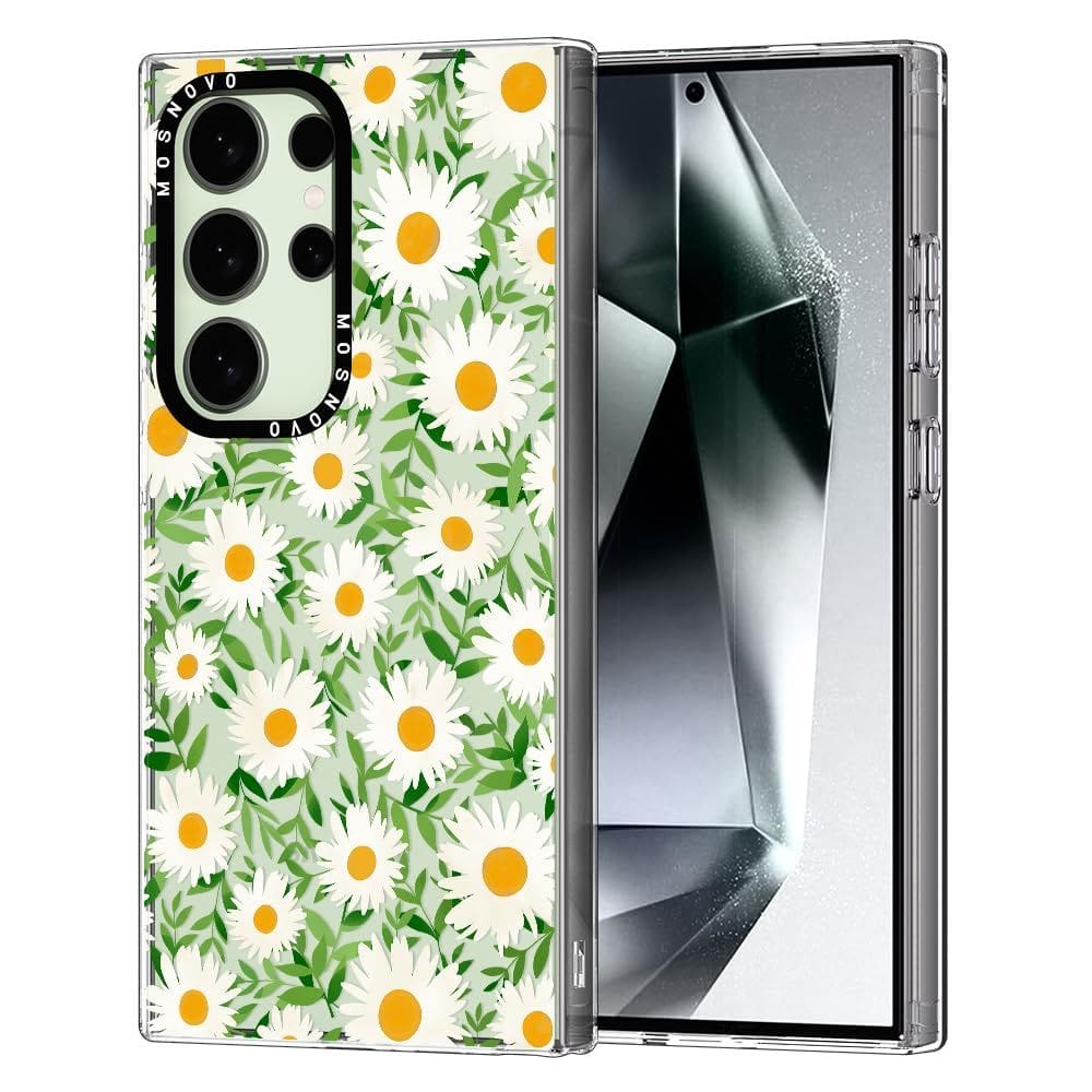 Capa de telefone MOSNOVO para Samsung Galaxy S24 Ultra Daisies Design