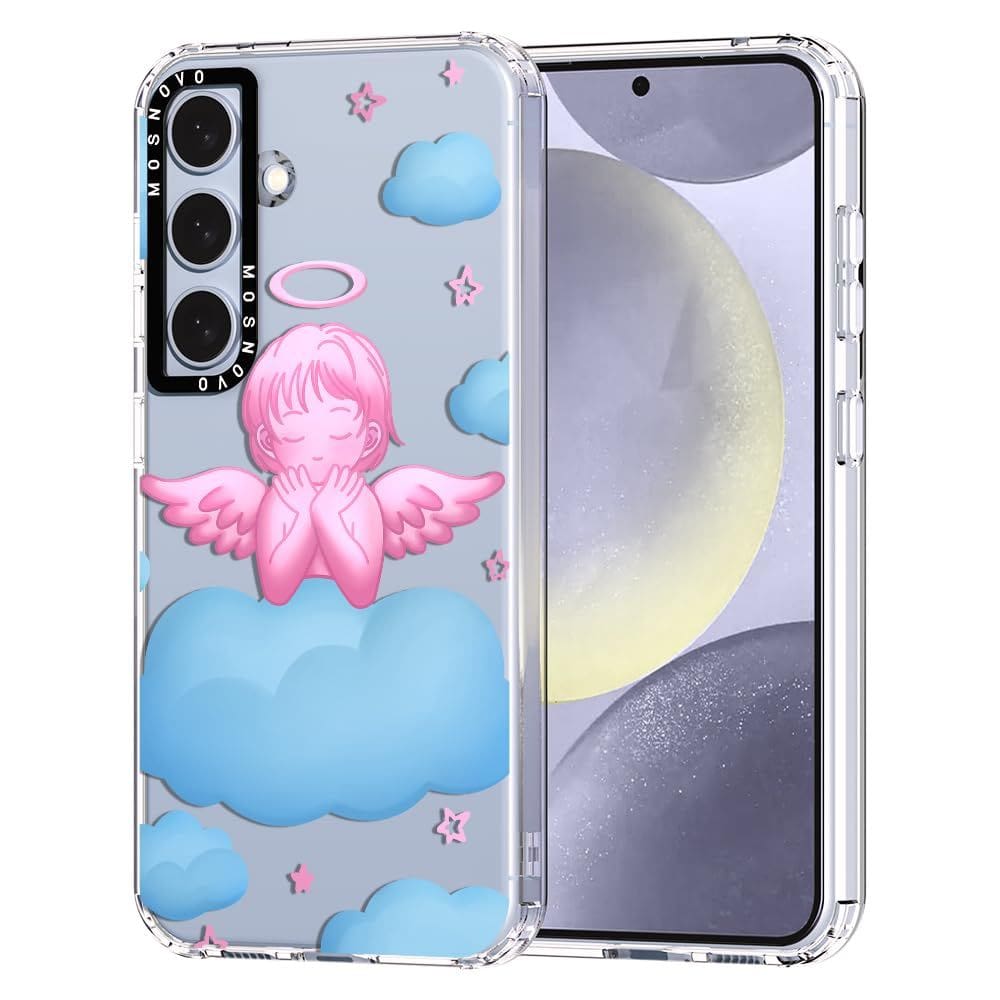 Capa de telefone MOSNOVO para Samsung Galaxy S24 Plus Pink Serenity
