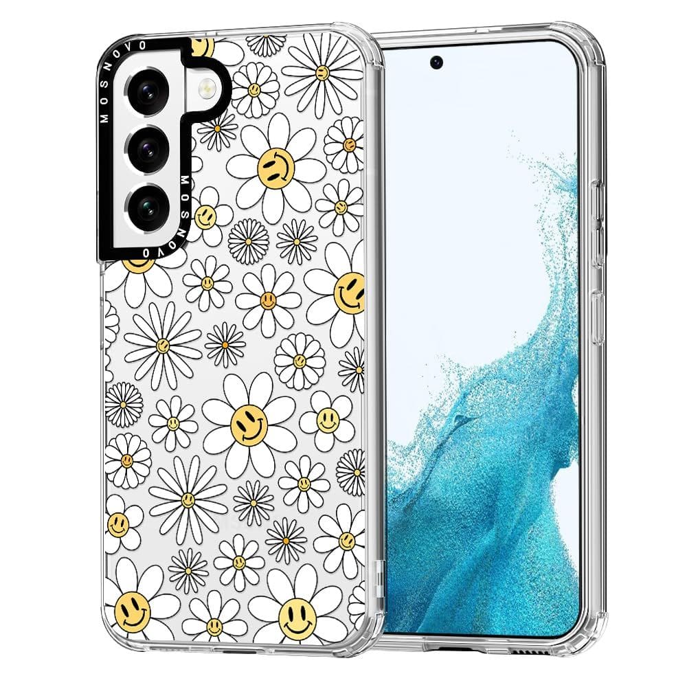 Capa de telefone MOSNOVO para Samsung Galaxy S22 Plus Happy Daisy