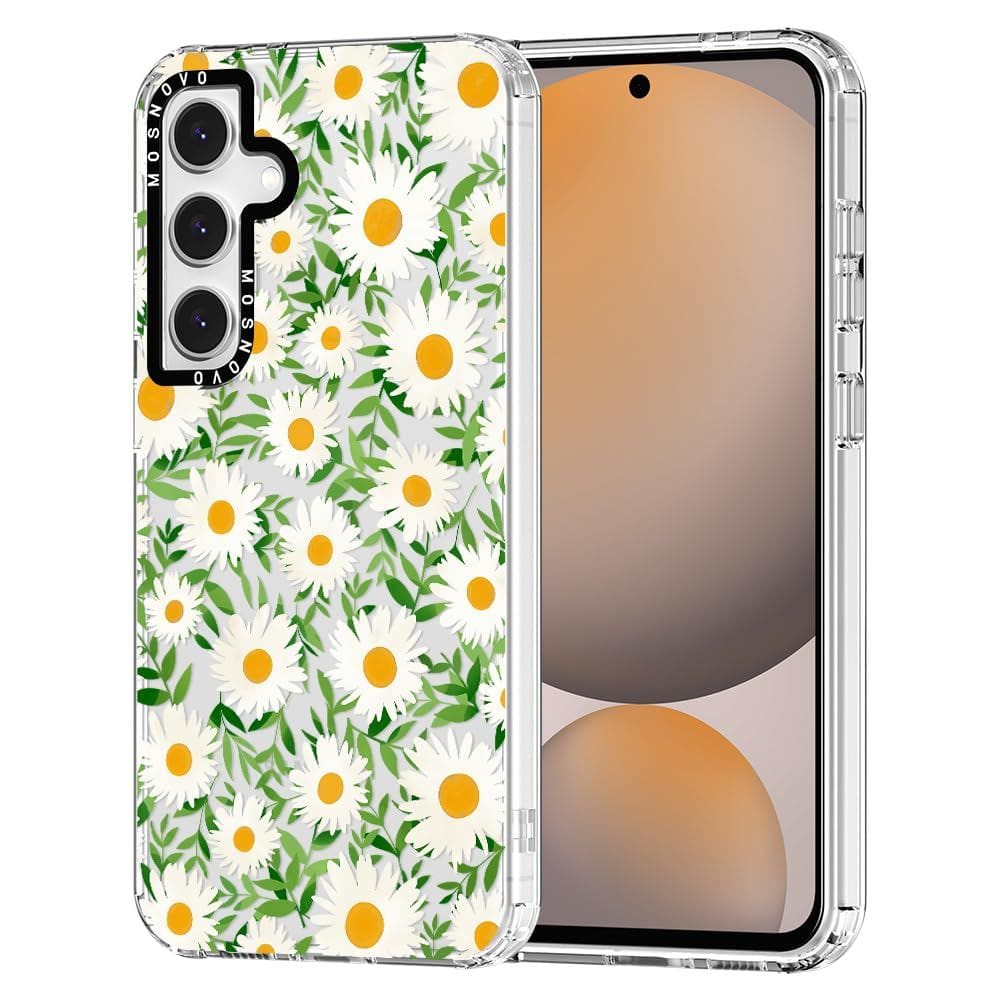 Capa de telefone MOSNOVO para Samsung Galaxy S24 FE Daisies Design