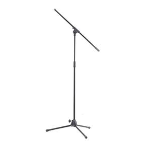 Pedestal Microfone Aço Pés Dobráveis Preto Aweda AMS-1154B