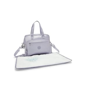 Bolsa De Maternidade Kipling Alanna Cinza Com Trocador