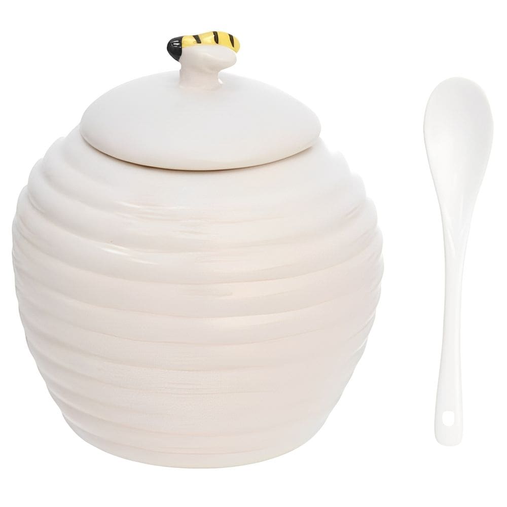 Açucareiro Bee em Porcelana Branco 300ml