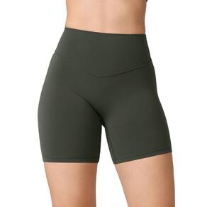 Shorts de treino para motociclistas UNISSU Hugcurve High Waist Yoga Olive XL