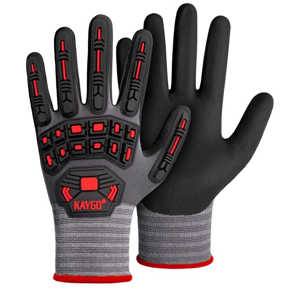Luvas de trabalho KAYGO KG18N TPR Safety Microfoam Nitrile 3 pares