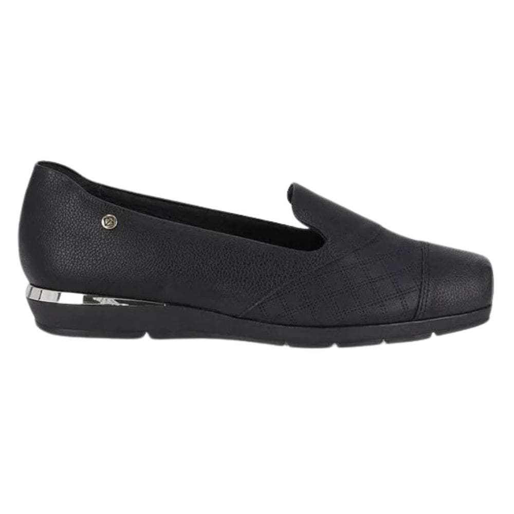 Sapatilha Piccadilly 147308 Feminino Preto salto baixo confortável