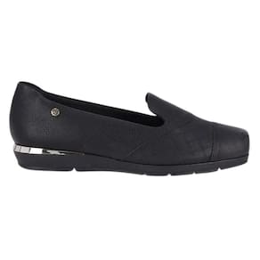Sapatilha Piccadilly 147308 Feminino Preto salto baixo confortável