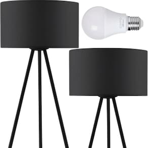 Abajur Luminária Mesa 48 E 75Cm Tripé Altura Regulável Gimpo