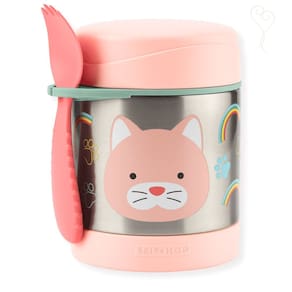 Pote Termico Com Talher Zoo Gatinha - Skip Hop