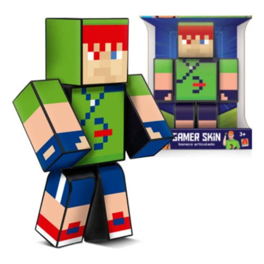 Boneco Robin Hood Gamer 25cm Minecraft Familia Guerreira Algazarra