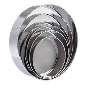 Kit Conjunto Peneira 6 Peças Utensílios Cozinha Aço