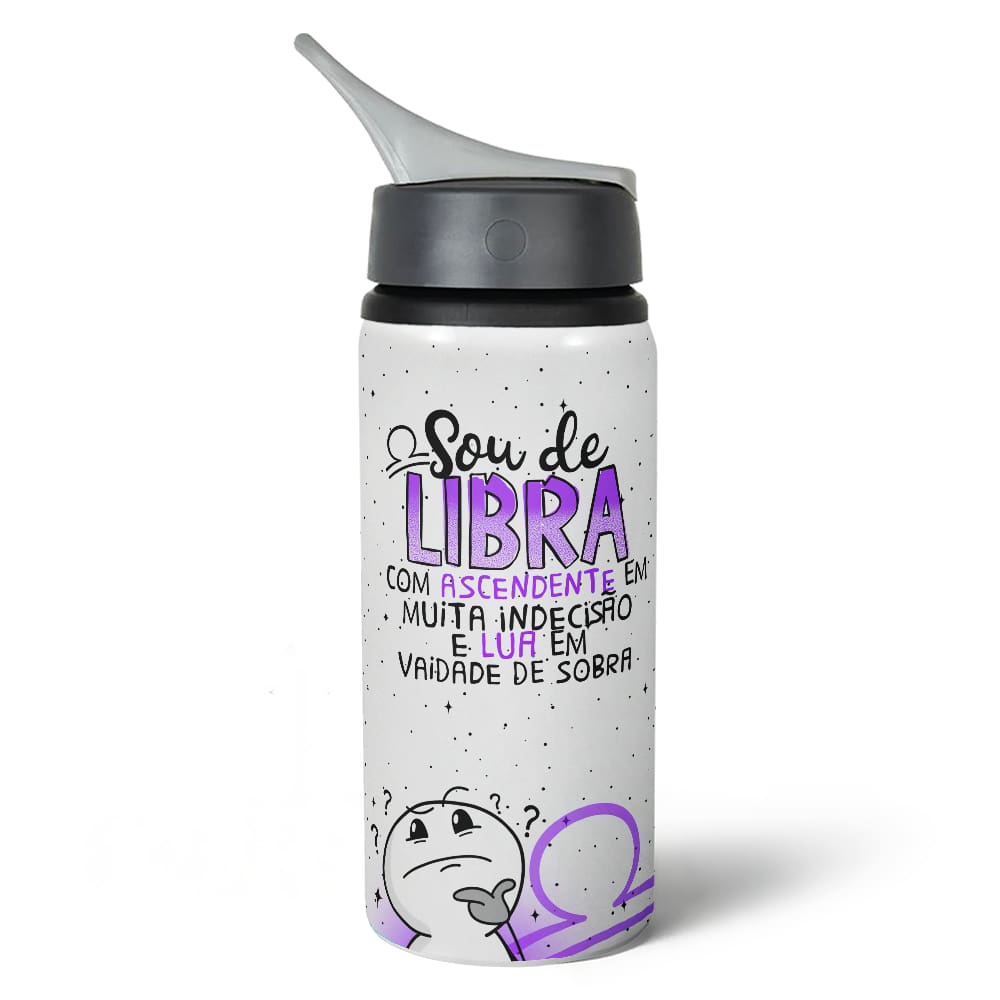 Garrafa Squeeze NK Funny Signos - Sou de Libra - 600ml