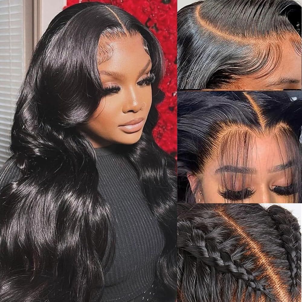 Perucas frontais de renda Xiayume Body Wave, cabelo humano de 20 polegadas
