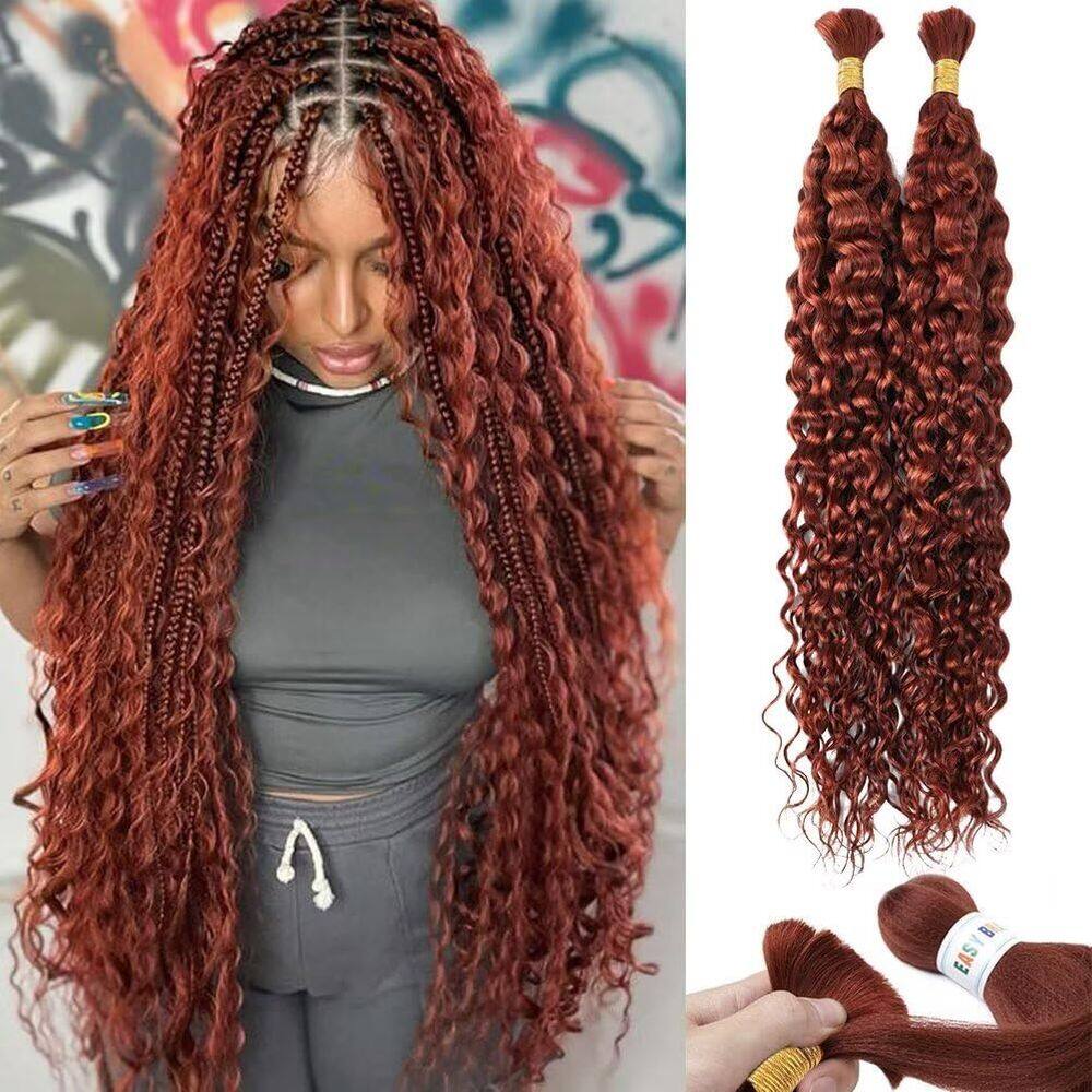 Trançando o cabelo SOYI HAIR Water Wave 100g 56cm Cor 350