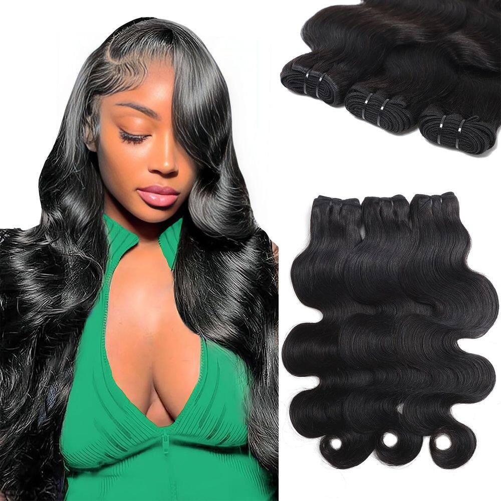 Pacotes de cabelo DEWELLY 12A Body Wave 100% virgem brasileira
