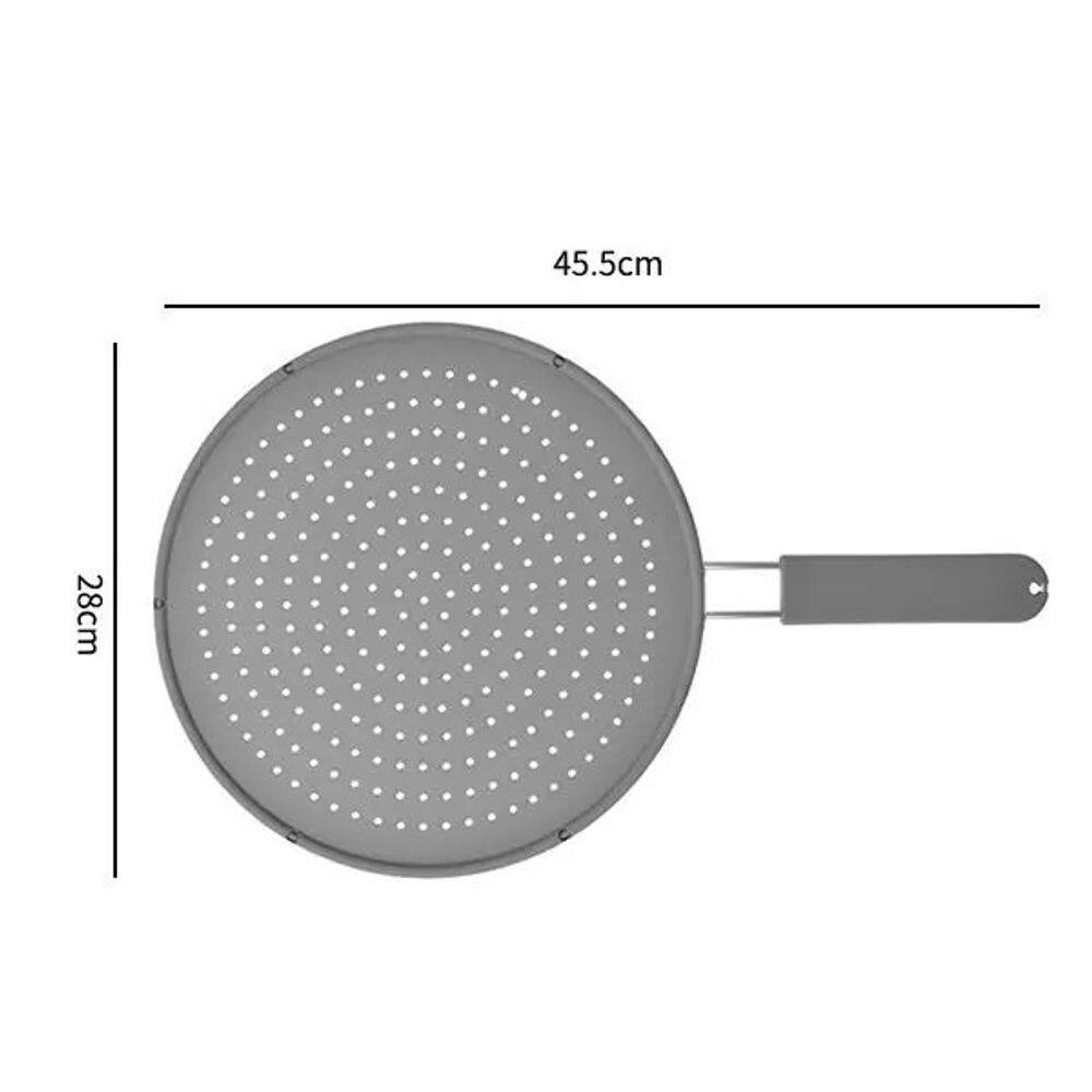 Tela de Silicone para Respingos de Cozinha com Alça
