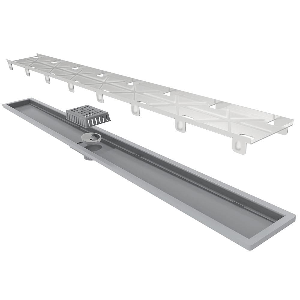 Ralo Linear Royal 80cm Calha Polipropileno Tampa Oculta 131