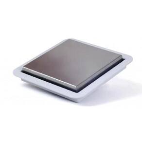 Ralo Linear Square Line Base Pvc Tampa Aço Inox Cod. 210