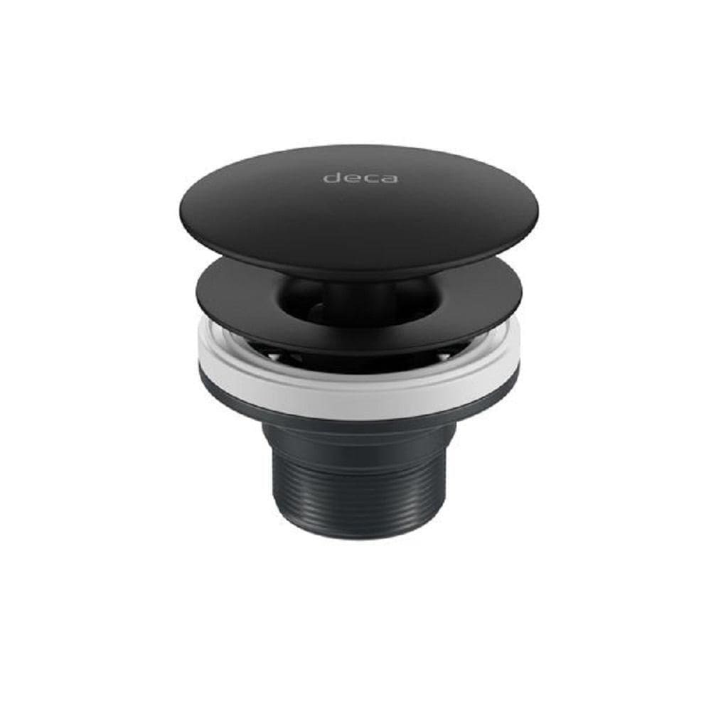 Válvula De Escoamento Com Click Deca Black Matte 1601.bl.mt