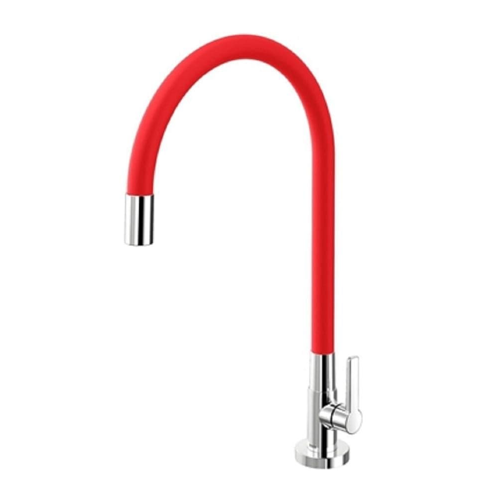 Torneira Cozinha Mesa Docol Galiflex Vermelha/cr 966979