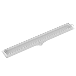Ralo Linear Tigre Invisivel 50cm Branco