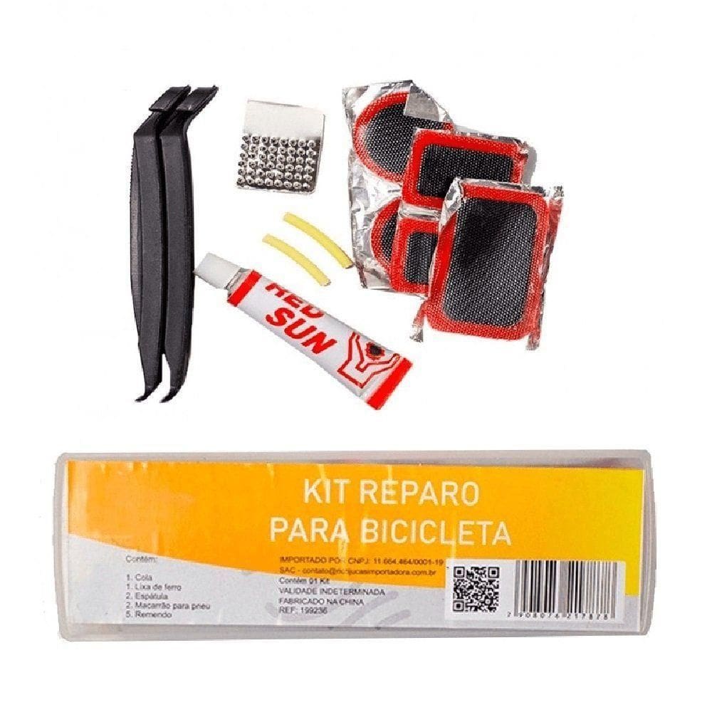 Kit Reparo Para Bicicleta Remendo
